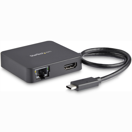 STARTECH.COM USB-C Multiport Adapter - With 4K HDMI, GbE, USB-C, USB-A DKT30CHD